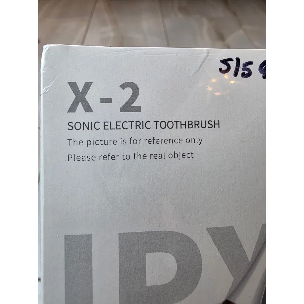 X-2 Sonic Electric Toothbrush IPX7 Waterproof‎ Rechargeable White ZD-X2 New